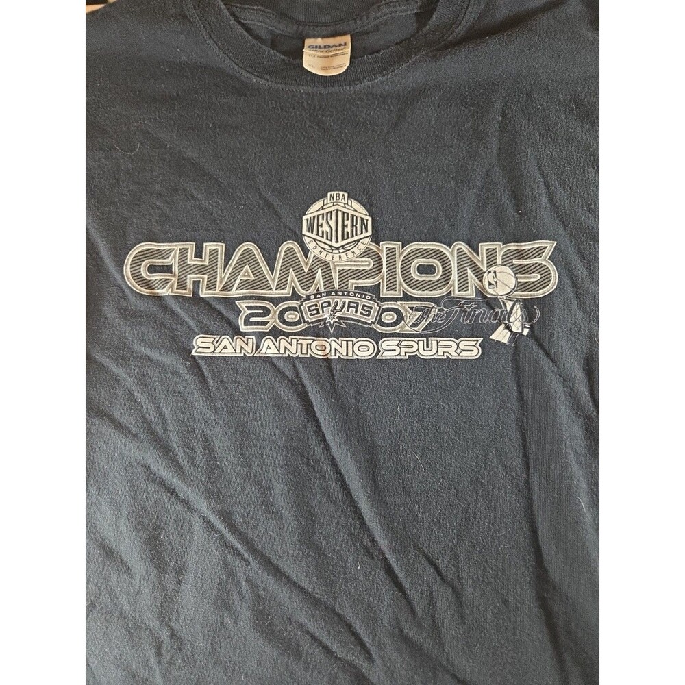 San Antonio Spurs 2007 Western Conference Champions Tee Shirt Men’s Extra Large - Picture 2 of 4
